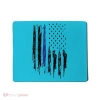 Police Thin Blue Line Flag Gift Crewneck Meaningful Gift Mens Mousepad thumb 0