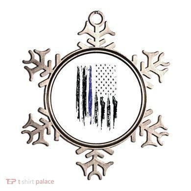 Police Thin Blue Line Flag Gift Crewneck Meaningful Gift Mens Ornament