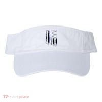 Police Thin Blue Line Flag Gift Crewneck Meaningful Gift Mens Visor thumb 0