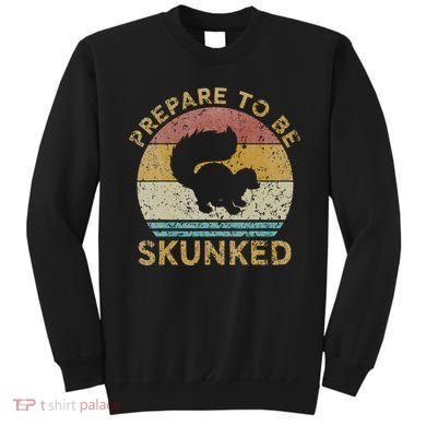Prepare To Be Skunked Cribbage Lovers Vintage Cribbage Game Sweatshirt