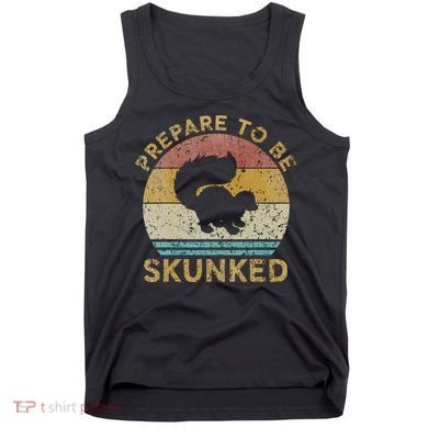 Prepare To Be Skunked Cribbage Lovers Vintage Cribbage Game Tank Top
