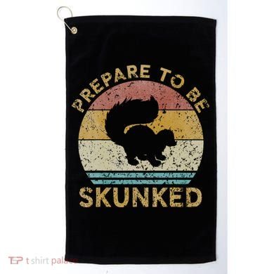 Prepare To Be Skunked Cribbage Lovers Vintage Cribbage Game Golf Towel
