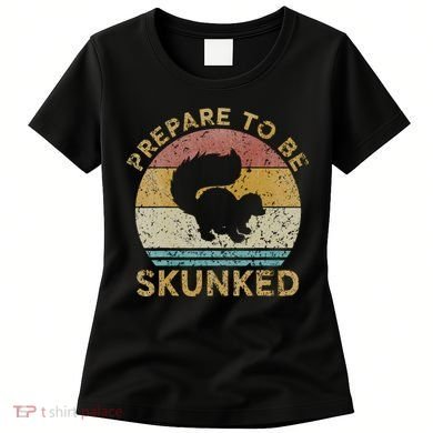 Prepare To Be Skunked Cribbage Lovers Vintage Cribbage Game Women's T-Shirt