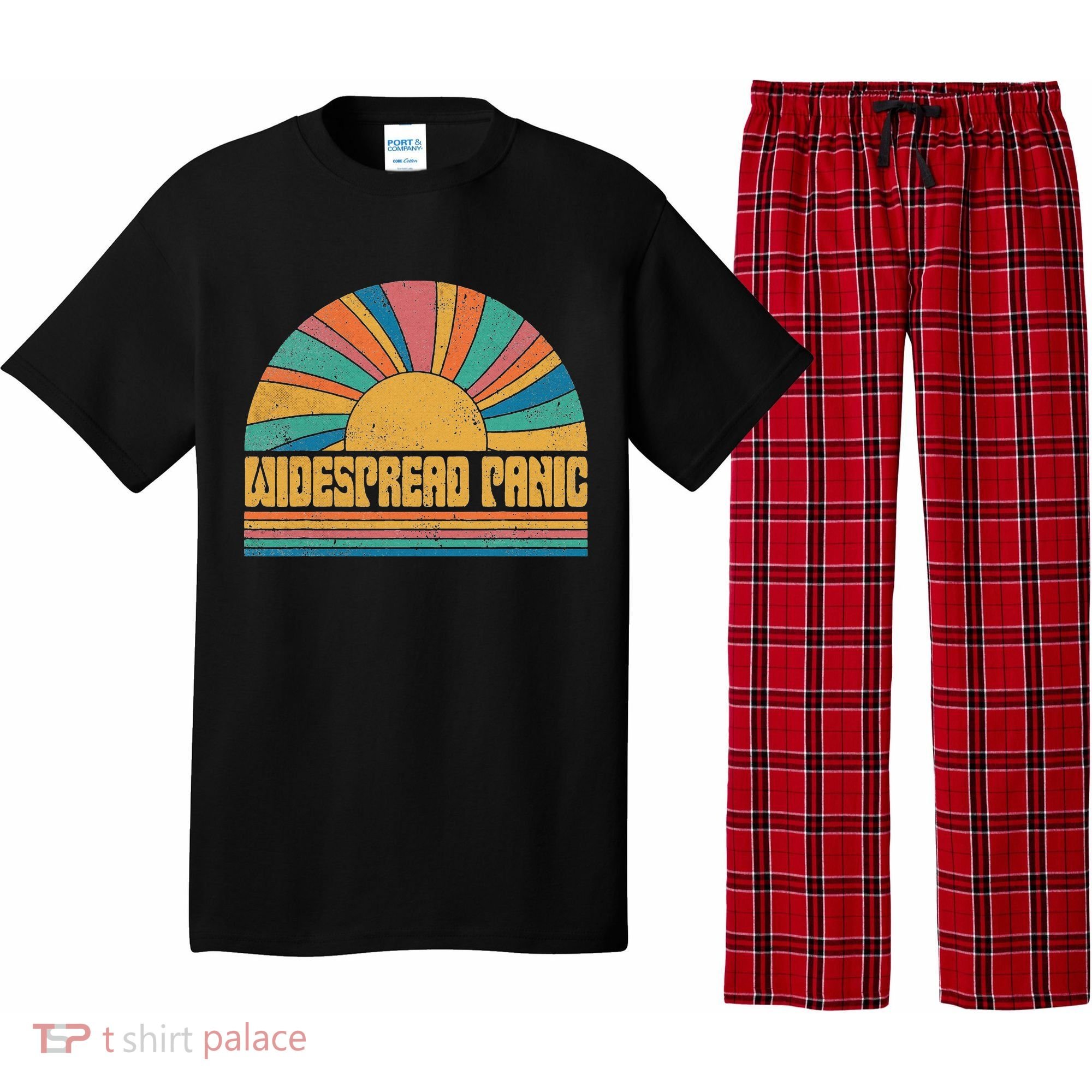 Proud To Be Panic Personalized Name Widespread Limited Pajama Set
