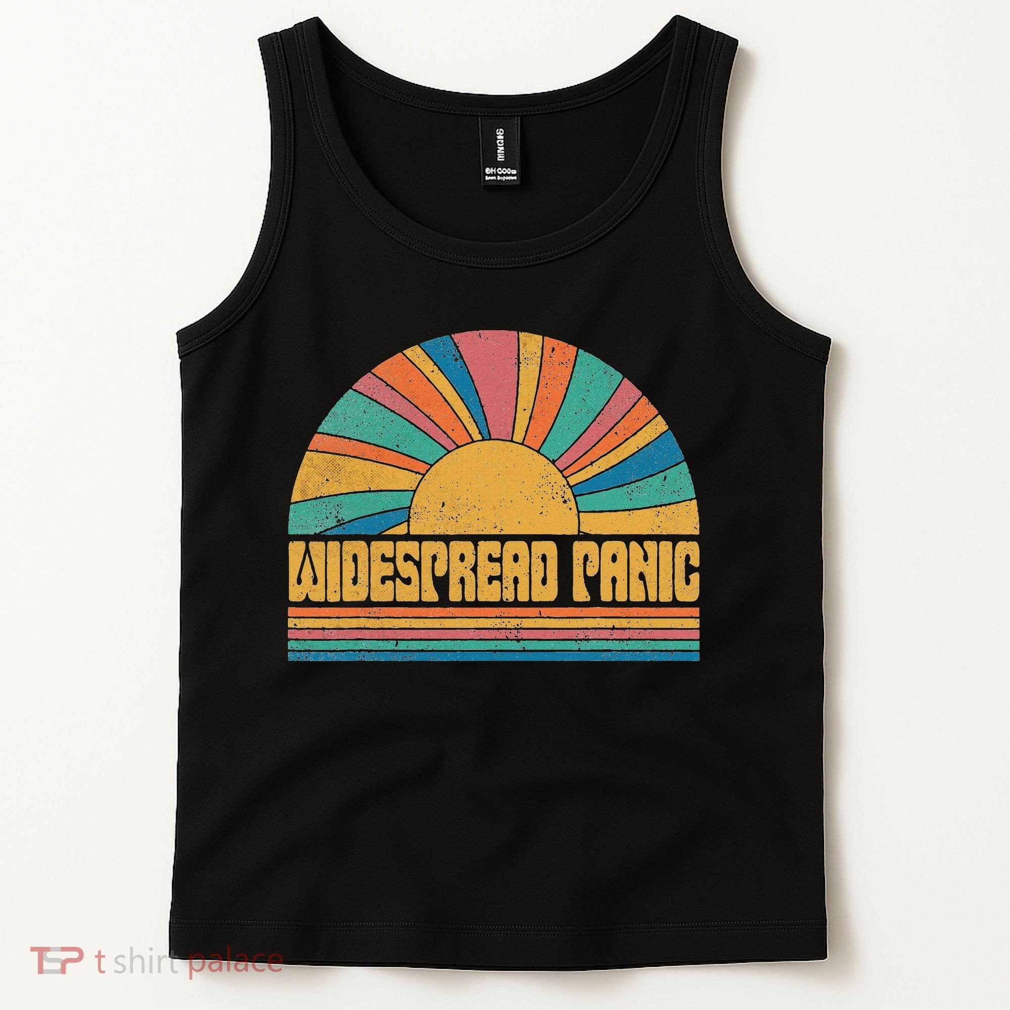 Proud To Be Panic Personalized Name Widespread Limited Tank Top