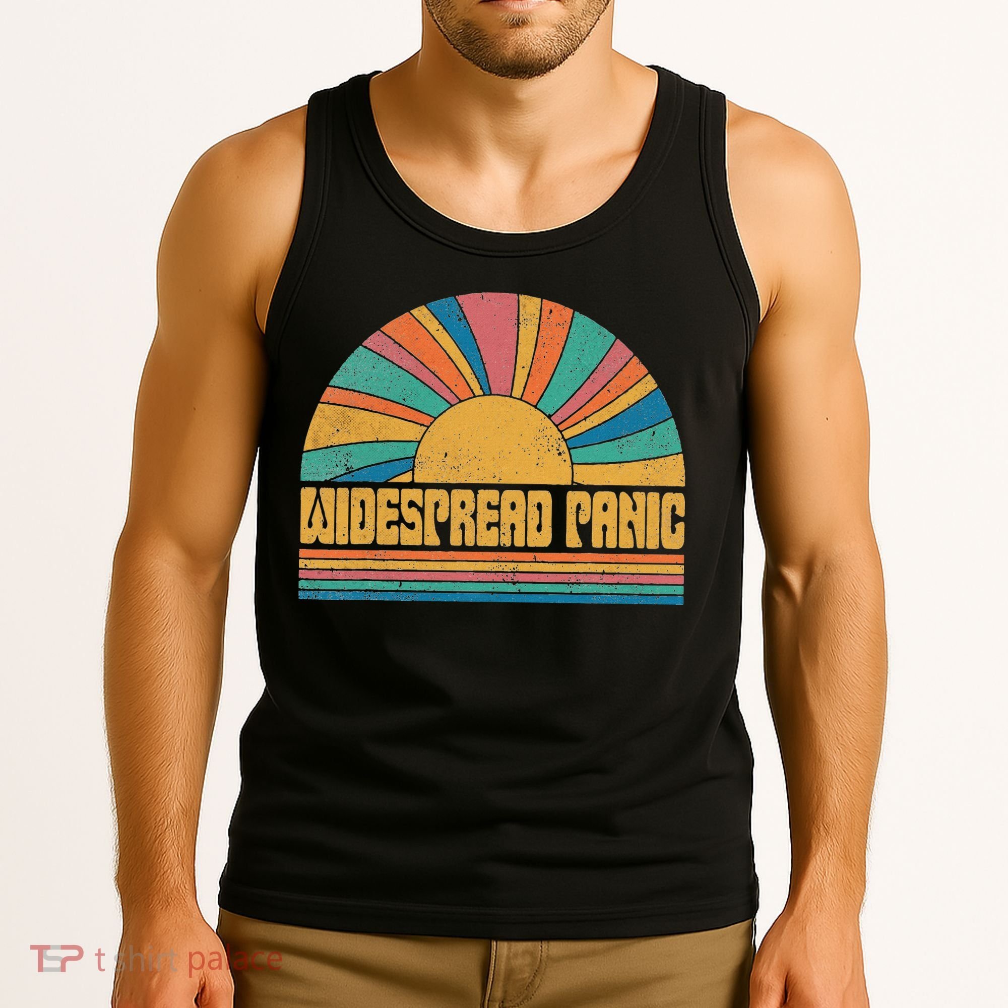 Proud To Be Panic Personalized Name Widespread Limited Tank Top