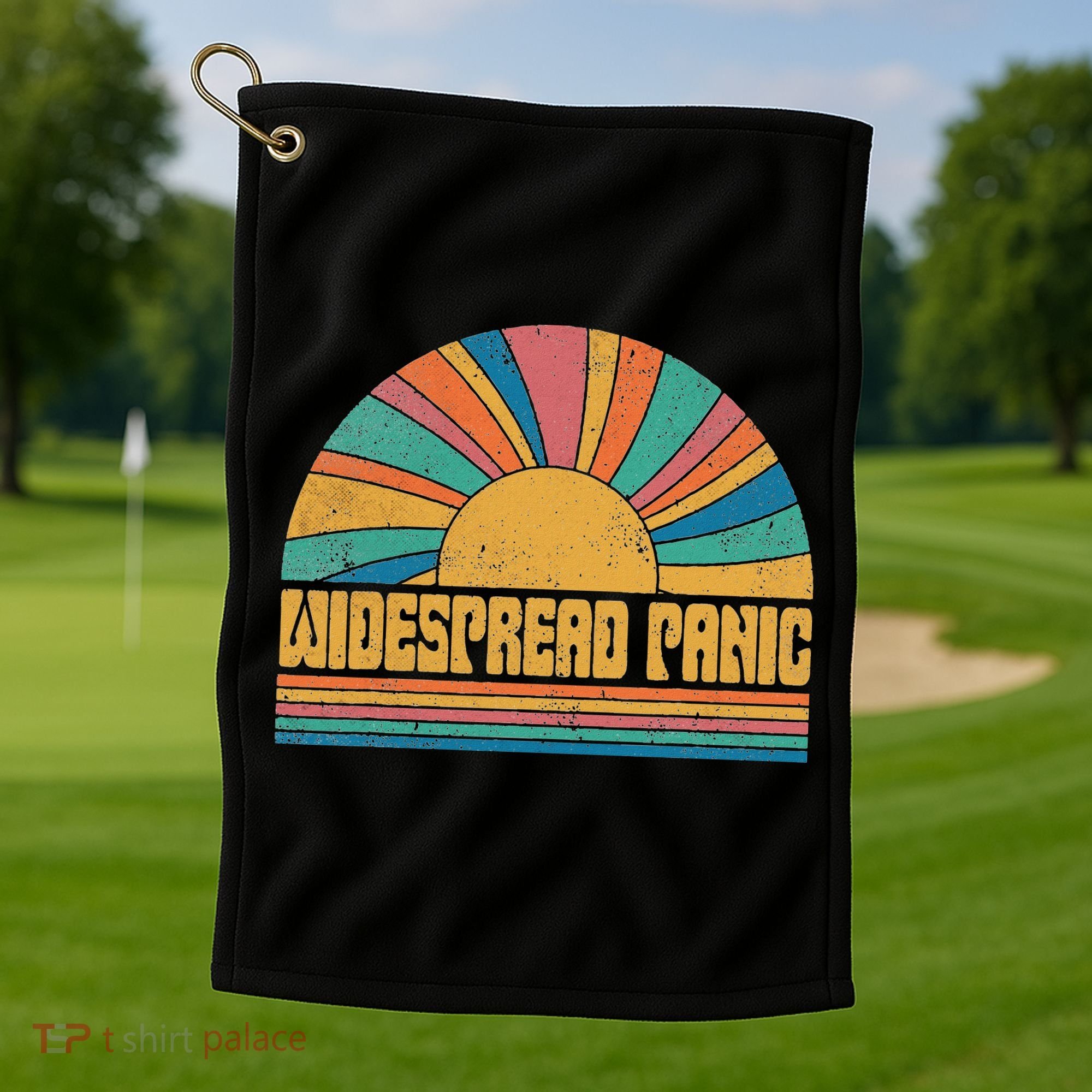 Proud To Be Panic Personalized Name Widespread Limited Golf Towel