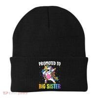 Promoted to Big Sister Dabbing Unicorn Older Sister Beanie thumb 0