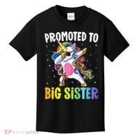 Promoted to Big Sister Dabbing Unicorn Older Sister Kids T-Shirt thumb 0