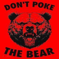 Poke The Bear Funny Bear Gifts For Women Bear Lover Santa Hat thumb 1