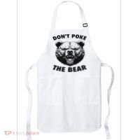 Poke The Bear Funny Bear Gifts For Women Bear Lover Apron thumb 0