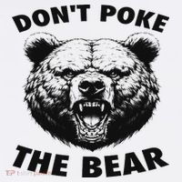 Poke The Bear Funny Bear Gifts For Women Bear Lover Polo thumb 3
