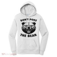 Poke The Bear Funny Bear Gifts For Women Bear Lover Women's Hoodie thumb 0
