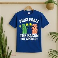 Pickleball The Bacon Of Sports Vintage Pickle Ball Gift T-Shirt thumb 2