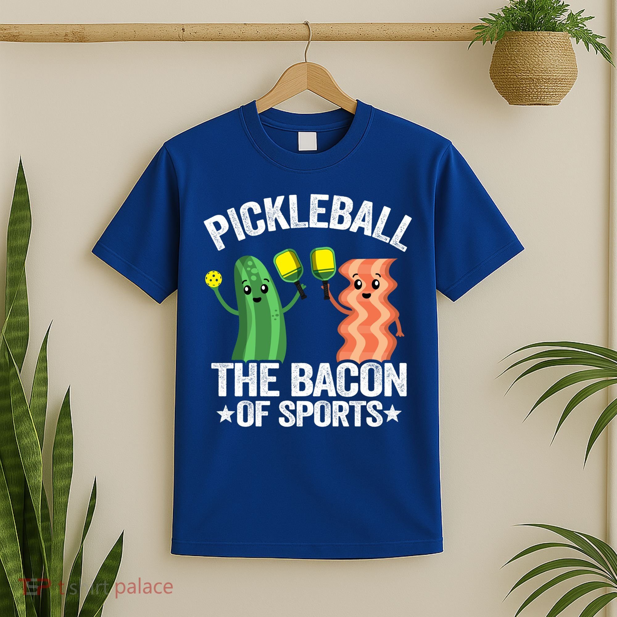 Pickleball The Bacon Of Sports Vintage Pickle Ball Gift T-Shirt