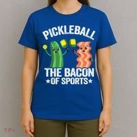 Pickleball The Bacon Of Sports Vintage Pickle Ball Gift T-Shirt thumb 4