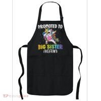 Promoted To Big Sister Again Sister Unicorn Apron thumb 0