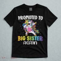 Promoted To Big Sister Again Sister Unicorn T-Shirt thumb 5
