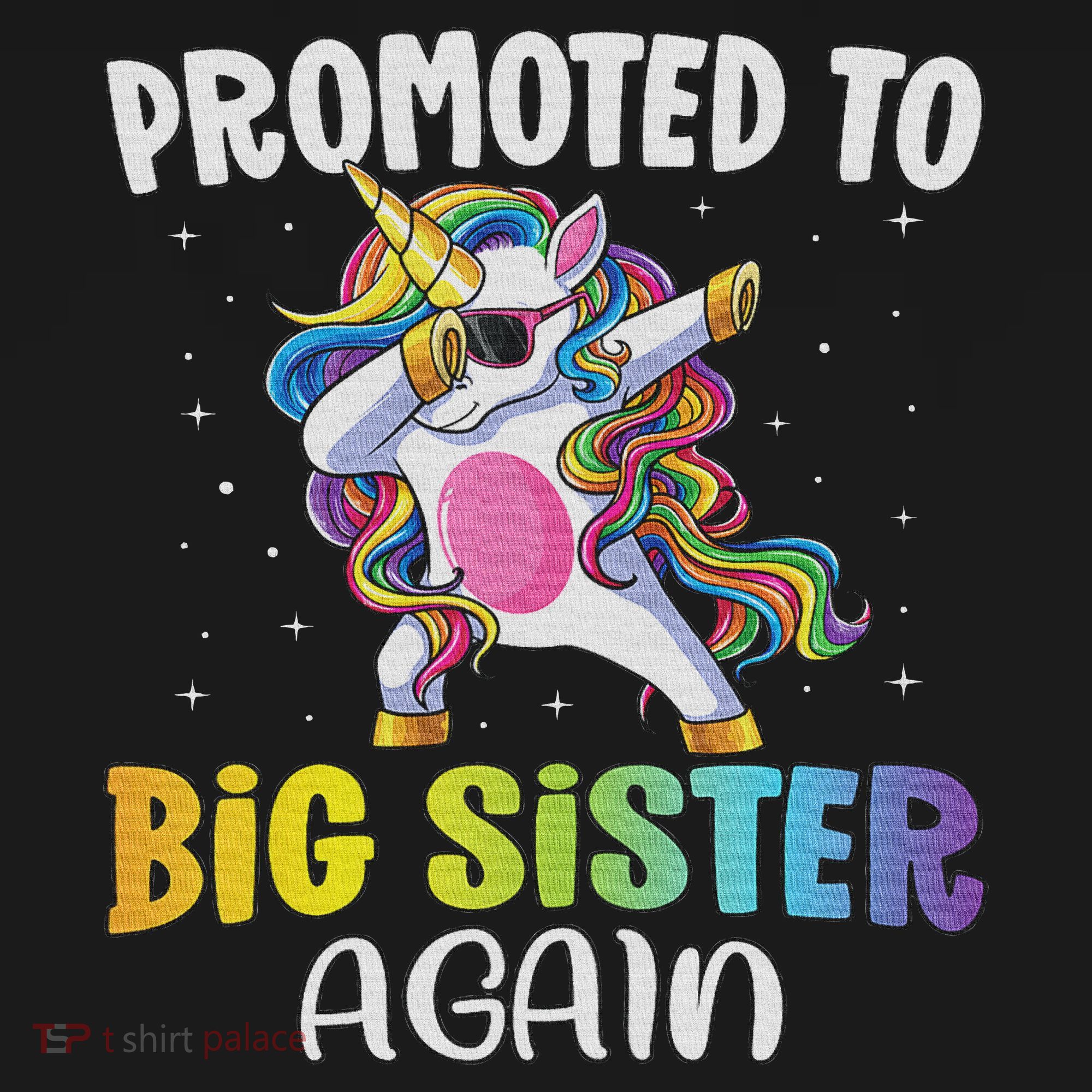 Promoted To Big Sister Again Sister Unicorn Coaster