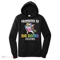 Promoted To Big Sister Again Sister Unicorn Women's Hoodie thumb 0