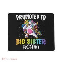 Promoted To Big Sister Again Sister Unicorn Mousepad thumb 0