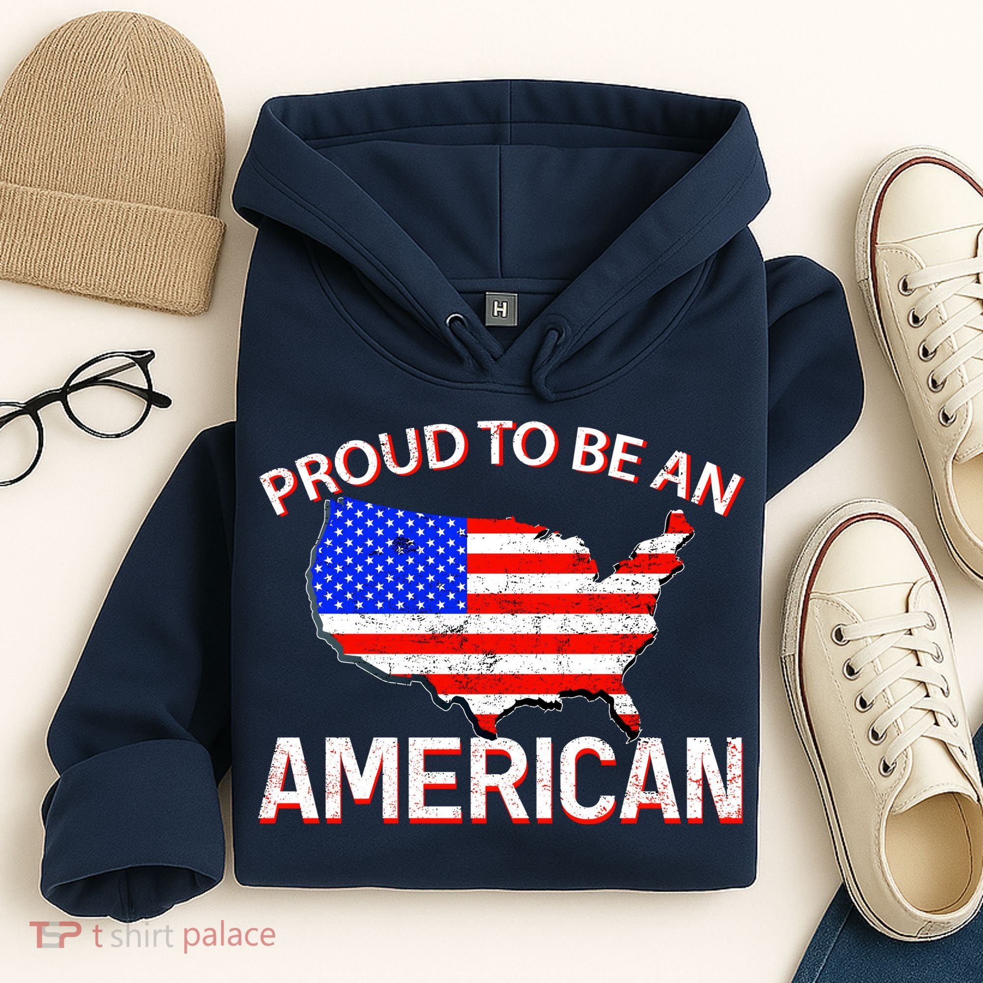 Proud To Be An American Hoodie