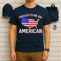 Proud To Be An American T-Shirt thumb 6