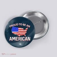 Proud To Be An American Button thumb 0