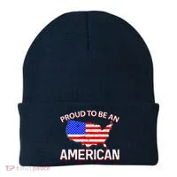 Proud To Be An American Beanie thumb 0