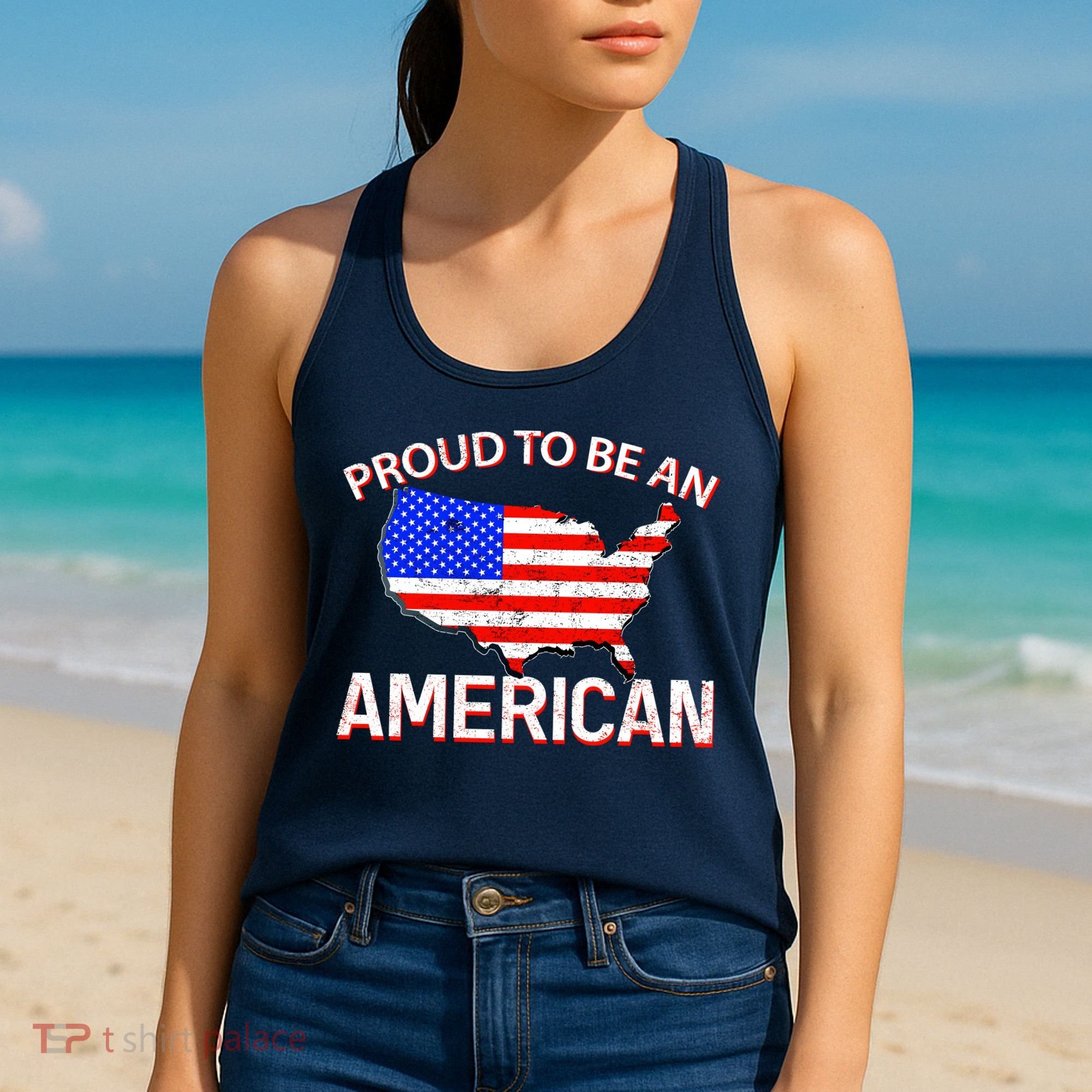 Proud To Be An American Women's Tank Top
