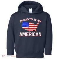 Proud To Be An American Toddler Hoodie thumb 0