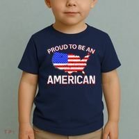 Proud To Be An American Toddler T-Shirt thumb 2