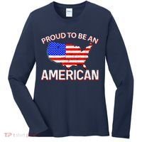 Proud To Be An American Women's Long Sleeve Shirt thumb 0