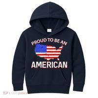 Proud To Be An American Kids Hoodie thumb 0