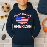 Proud To Be An American Kids Hoodie thumb 2