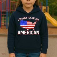 Proud To Be An American Kids Hoodie thumb 3