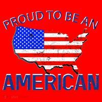 Proud To Be An American Santa Hat thumb 1