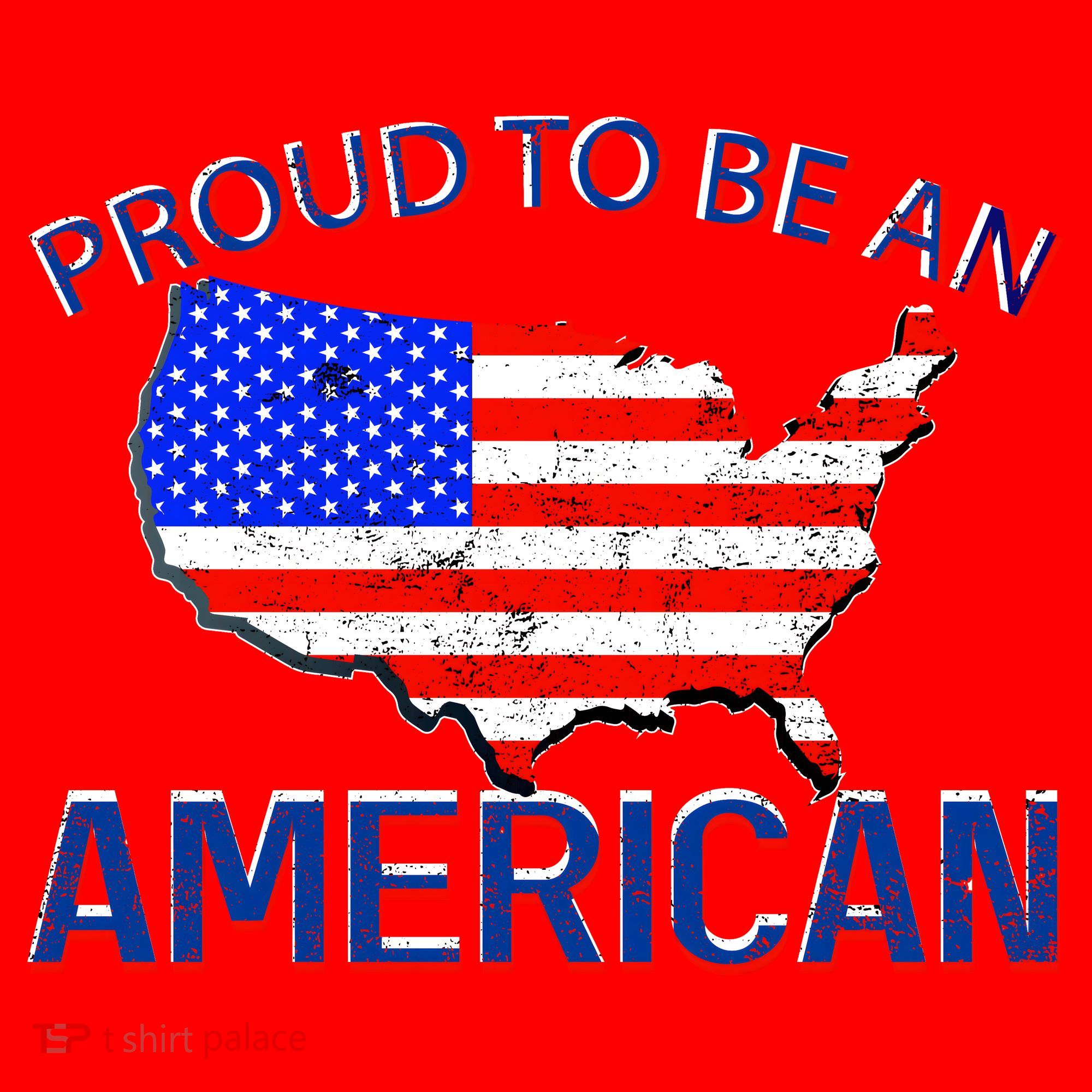 Proud To Be An American Santa Hat
