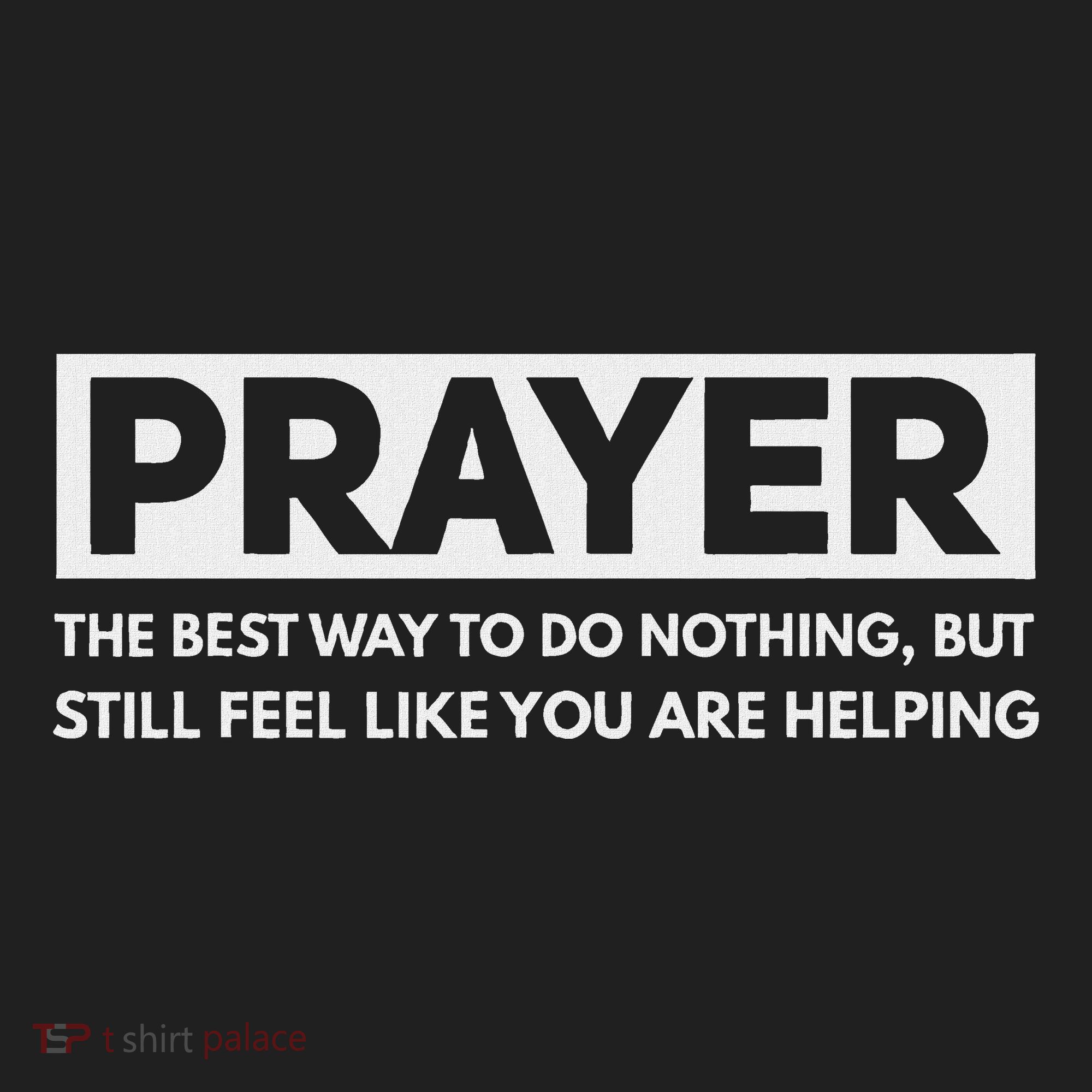 Prayer The Best Way To Do Nothing Funny Atheist Beanie