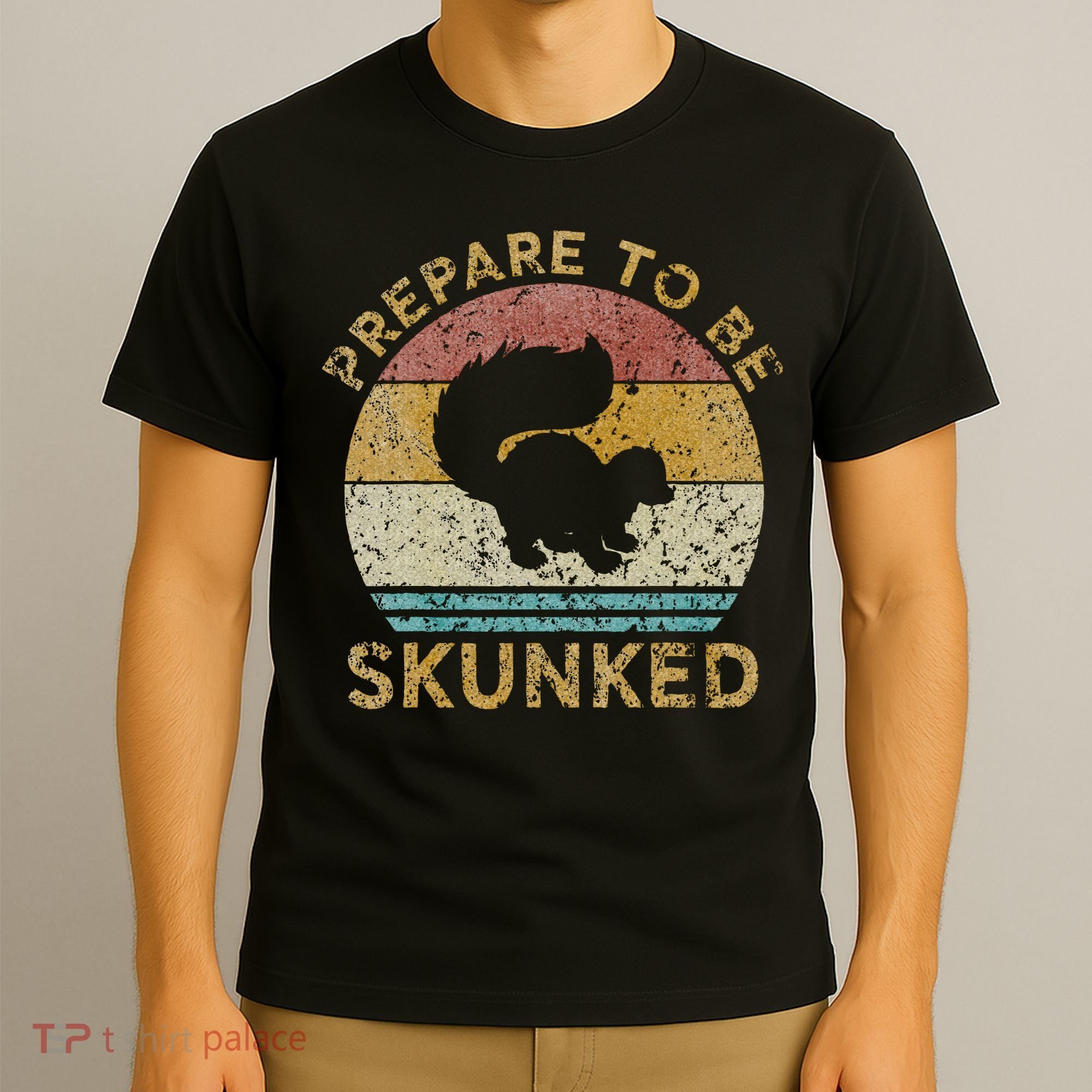 Prepare To Be Skunked Cribbage Lovers Vintage Cribbage Game T-Shirt