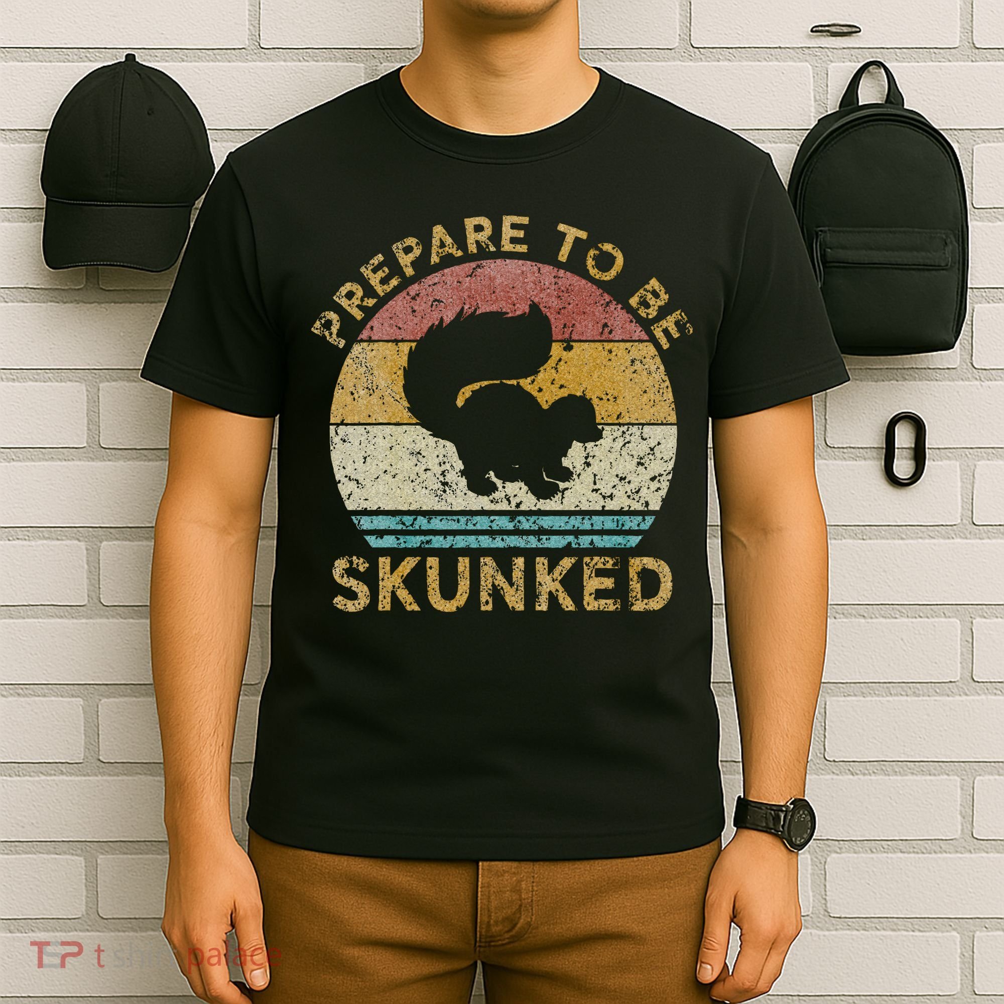 Prepare To Be Skunked Cribbage Lovers Vintage Cribbage Game T-Shirt