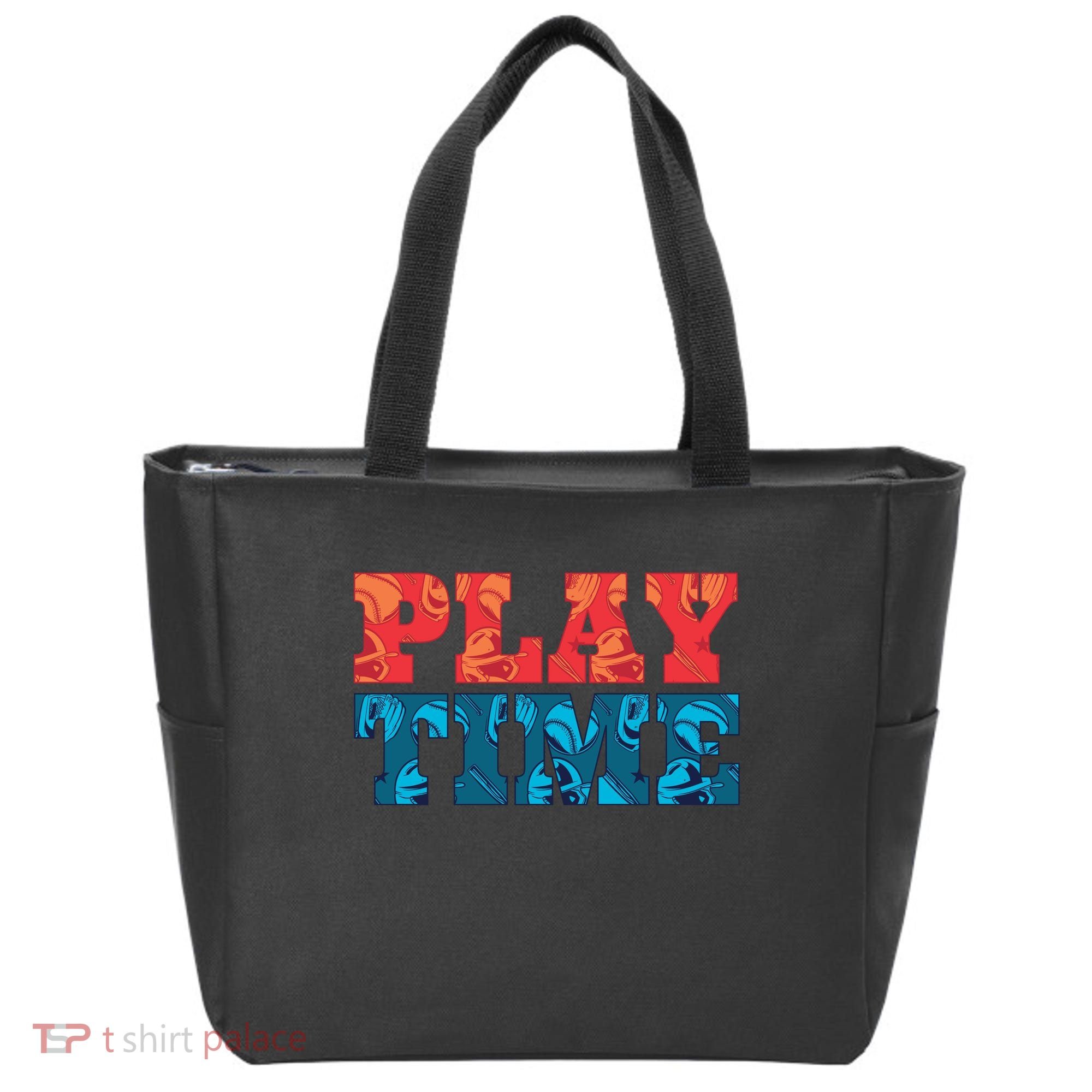 Play Time Baseball Tote Bag