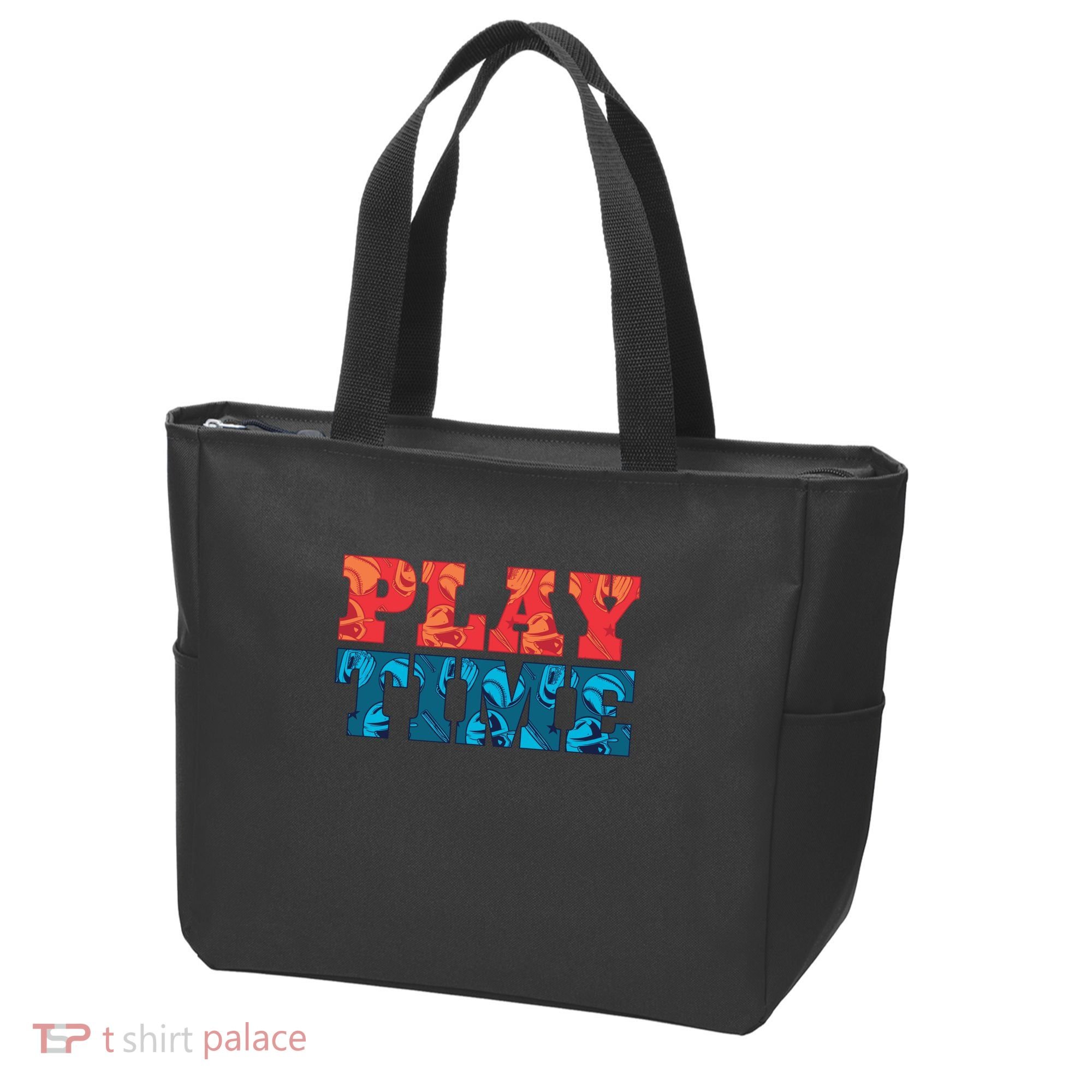 Play Time Baseball Tote Bag
