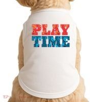 Play Time Baseball Doggie Tank thumb 0