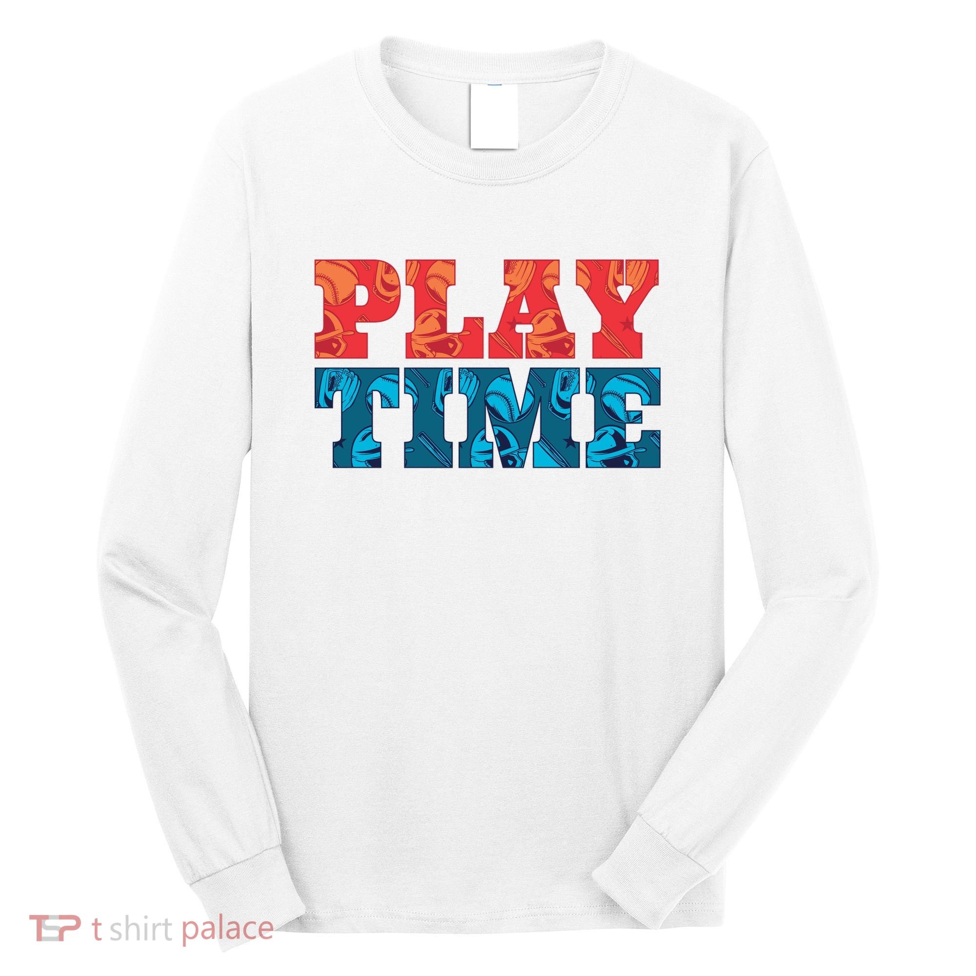 Play Time Baseball Long Sleeve Shirt