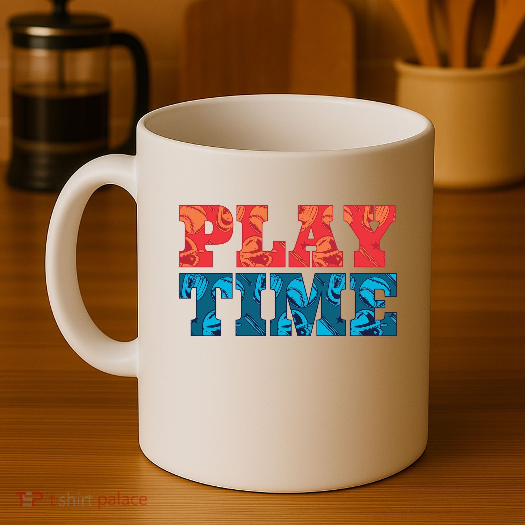 Play Time Baseball Coffee Mug
