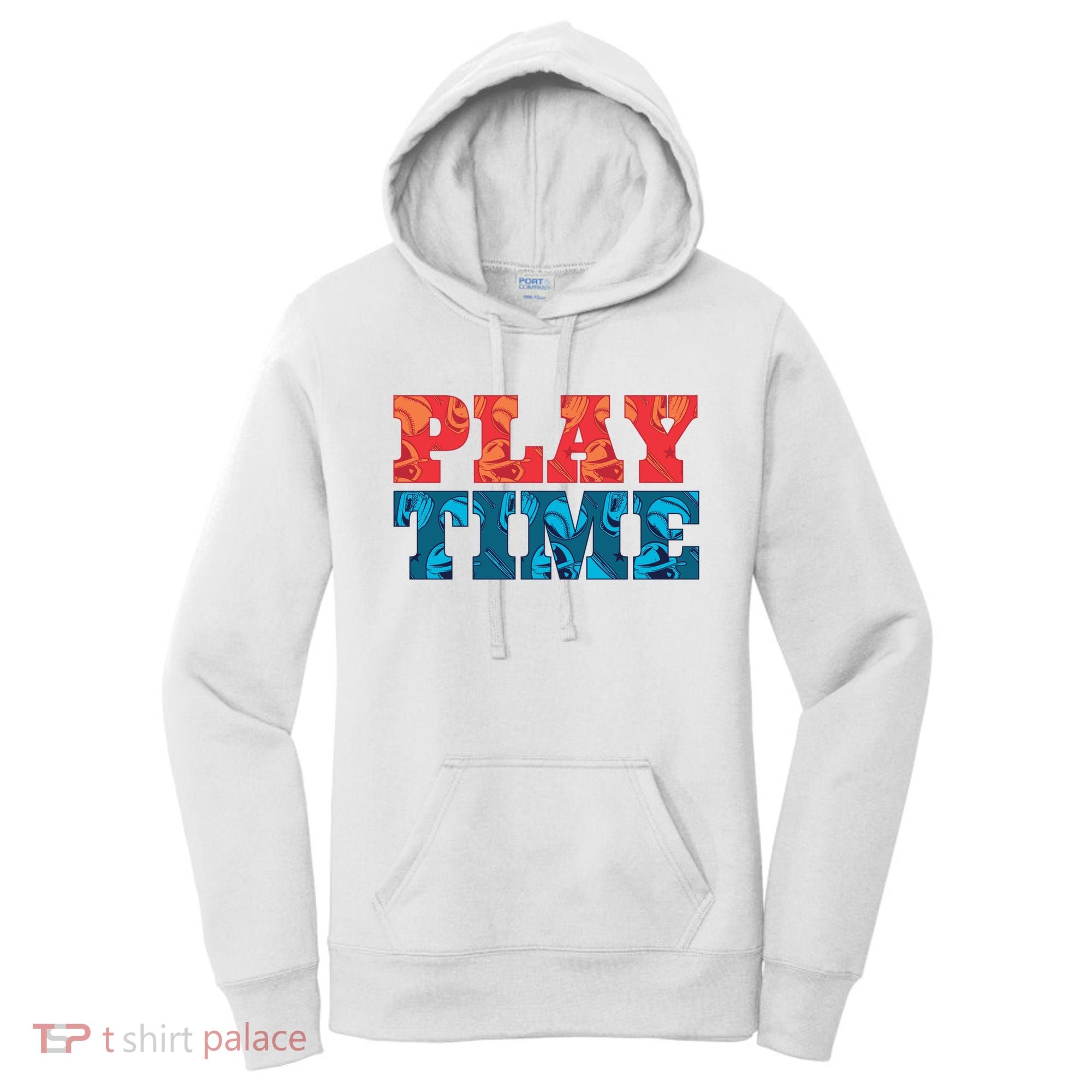 Play Time Baseball Women's Hoodie