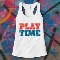 Play Time Baseball Women's Tank Top thumb 3
