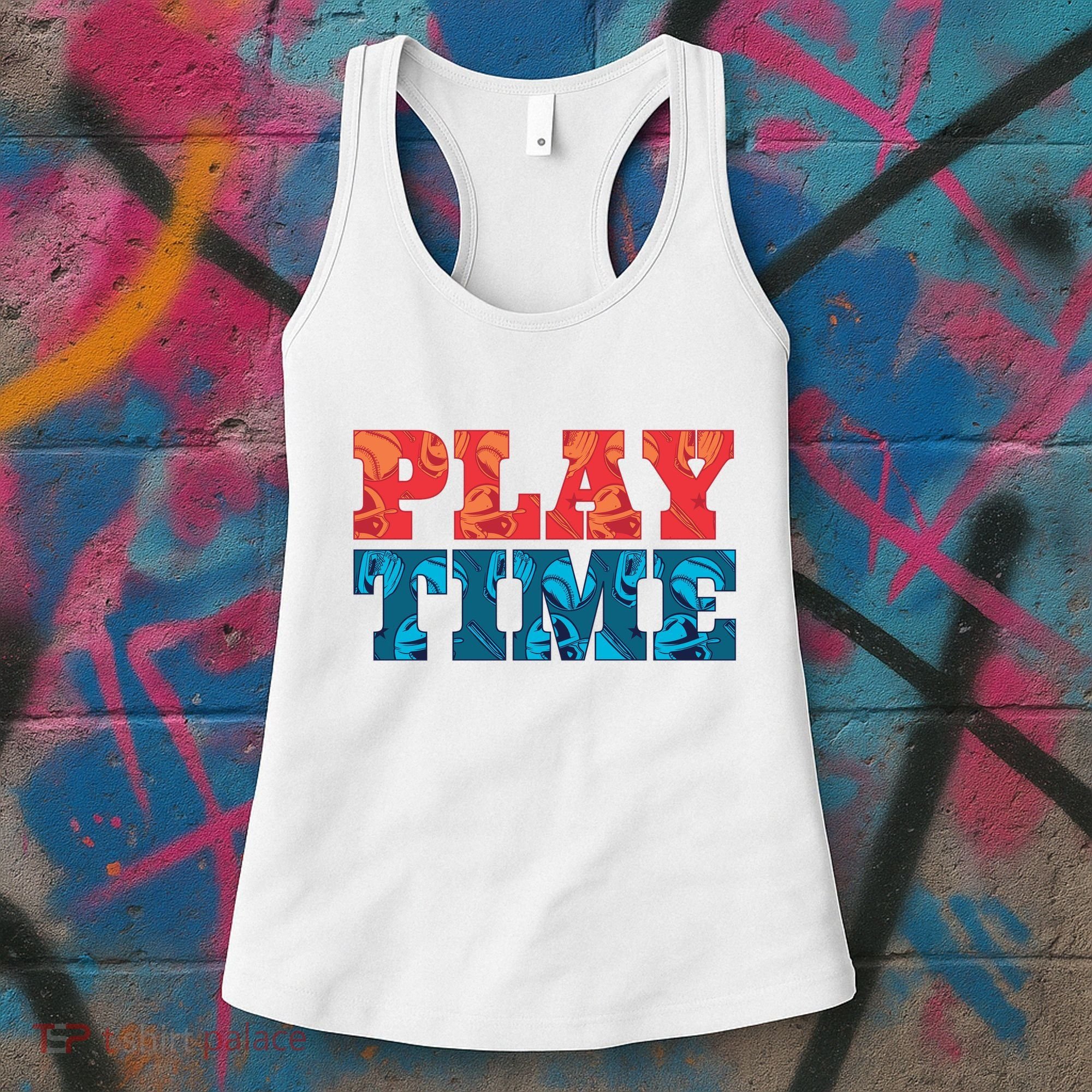 Play Time Baseball Women's Tank Top