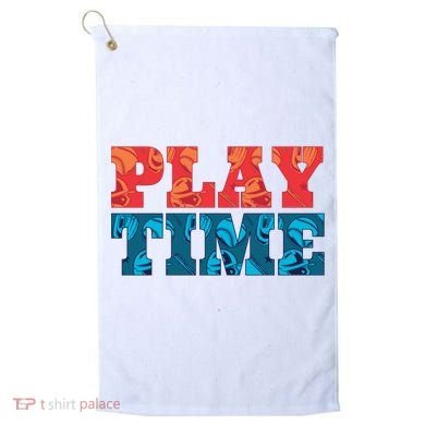 Play Time Baseball Golf Towel